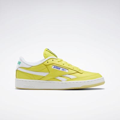 Reebok Men's Prince Club C Revenge Shoes Yellow,US-62437